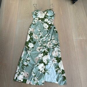 Reformation Marguerite Silk Dress